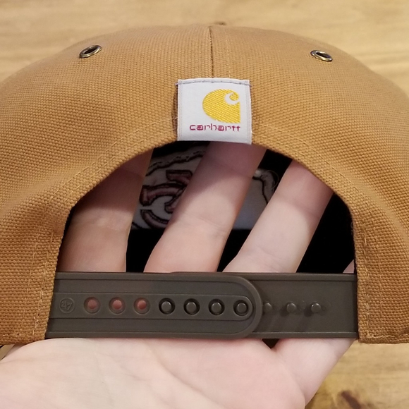 Kansas City Chiefs Hat Carhartt 47 Brand Hitch Brown Canvas NFL One Size - Picture 10 of 10